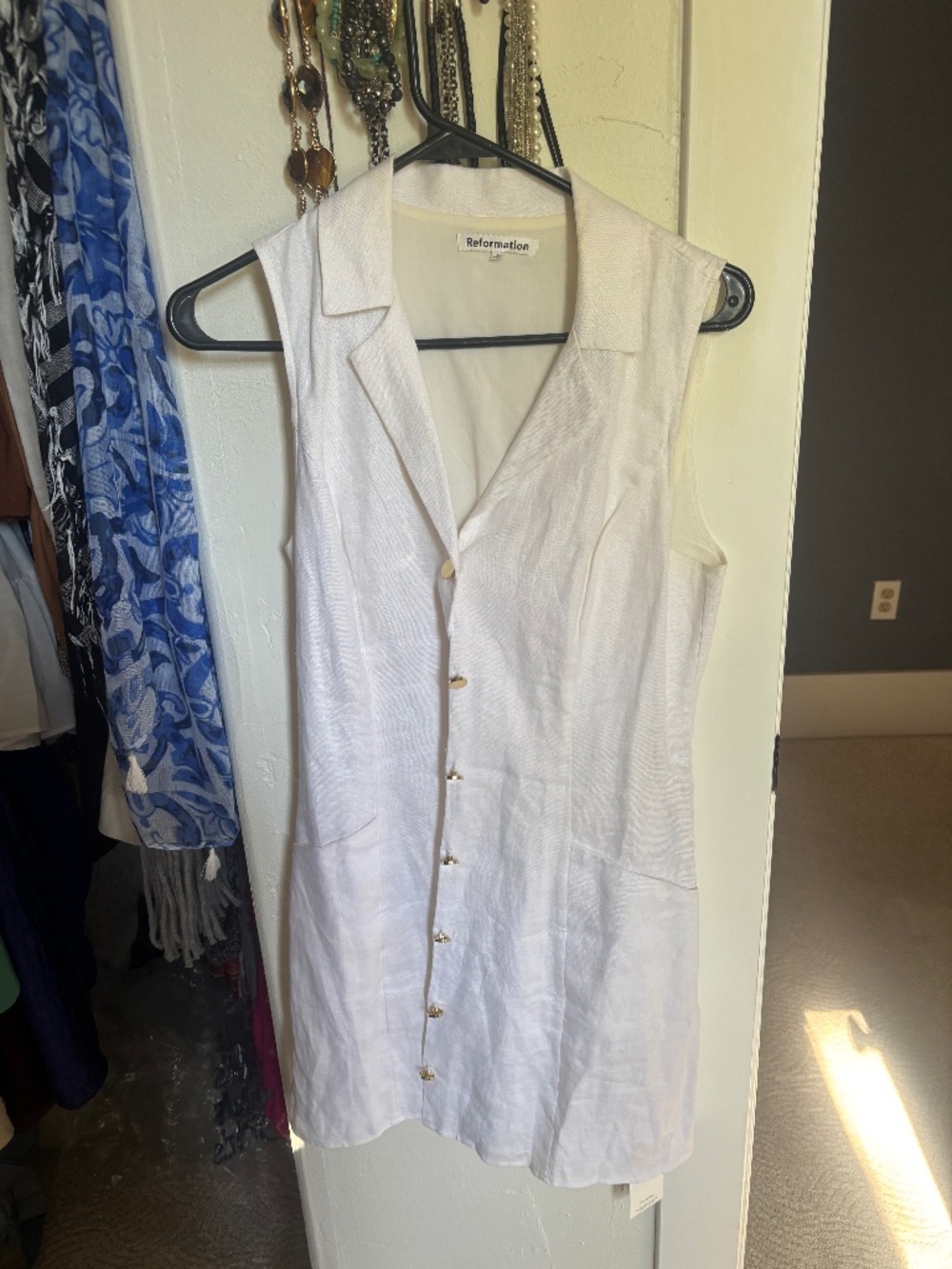 Reformation linen dress
